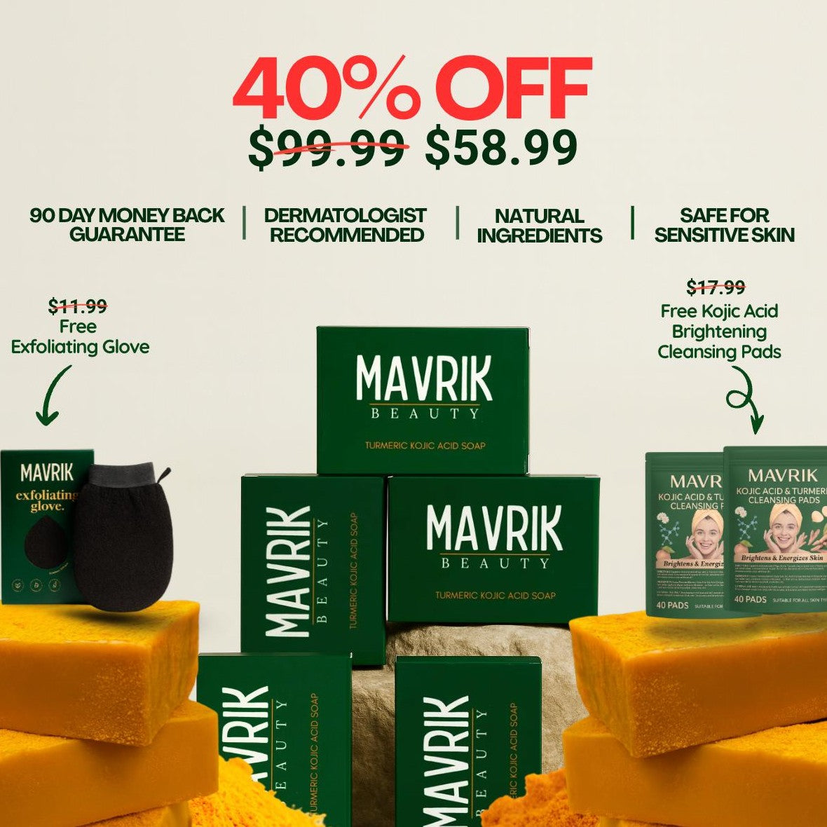 Turmeric & Kojic Acid Soap