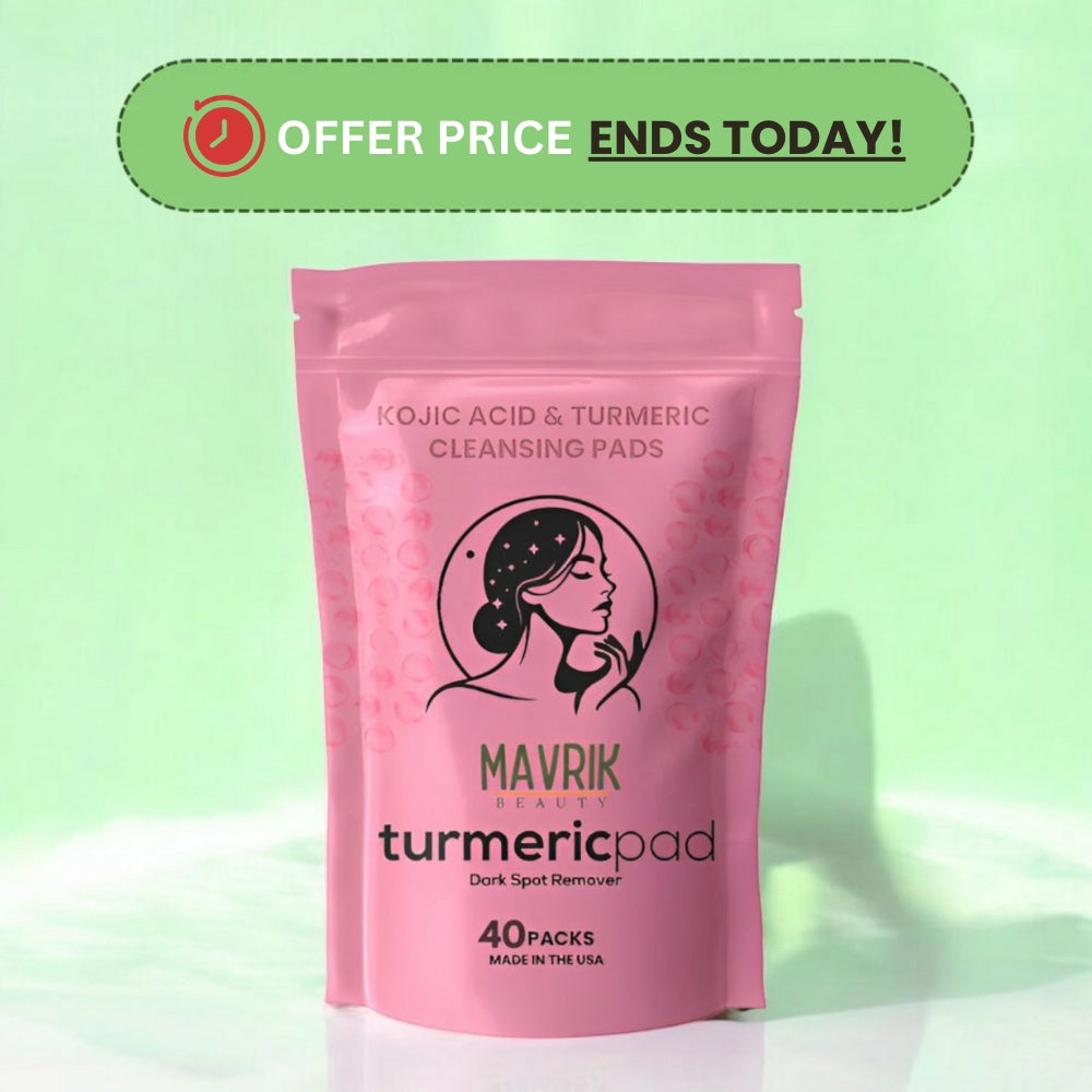 Turmeric Kojic Acid Cleansing Pads (40pc)
